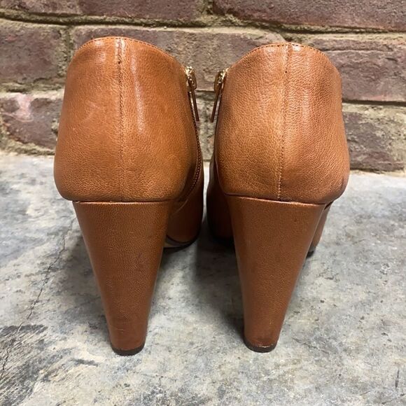 Banana Republic Delilah Tan Open Toe Ankle Bootie Size 8.5 - Picture 5 of 15